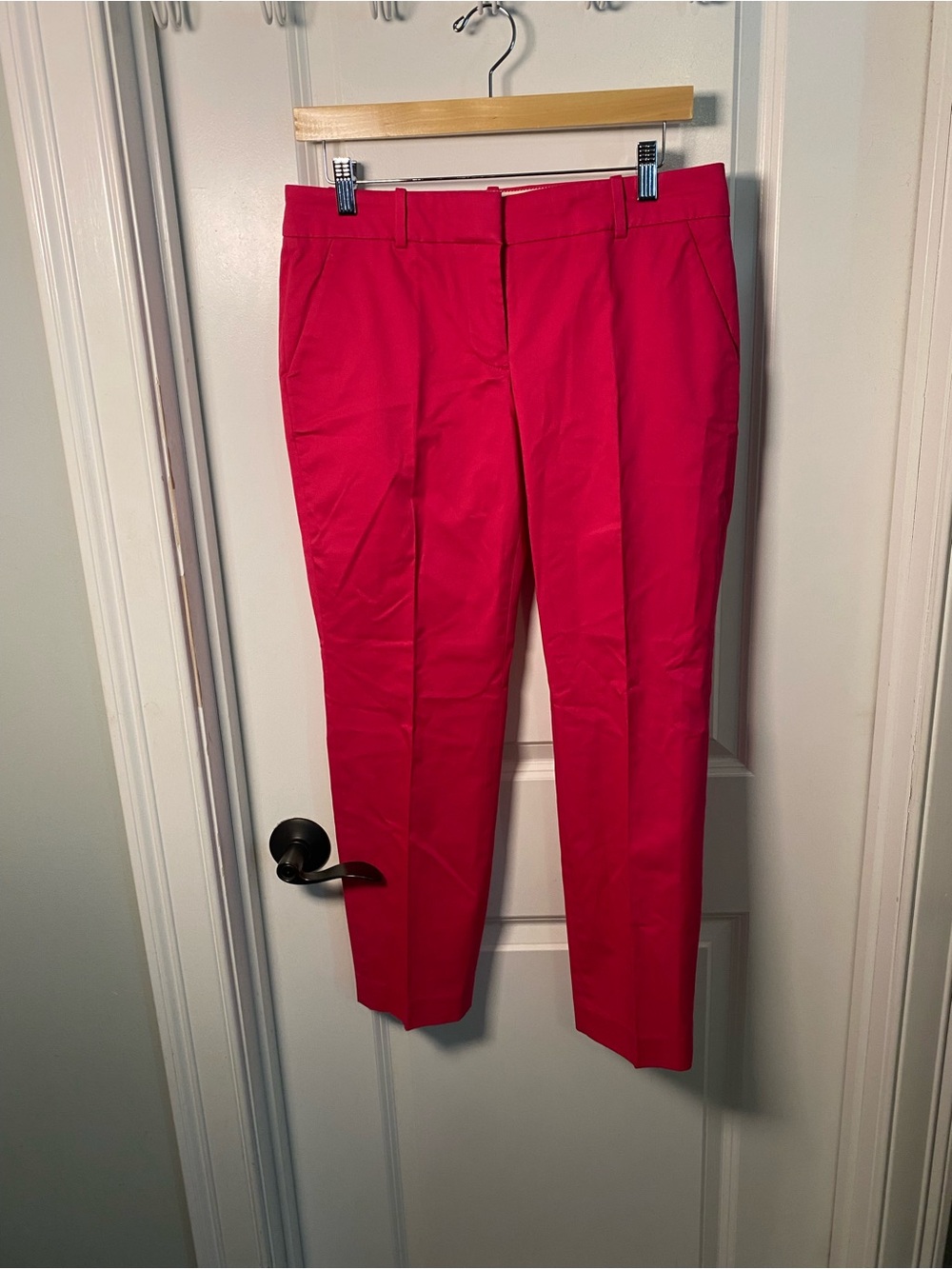 J Crew Cafe Capri Pink Pants